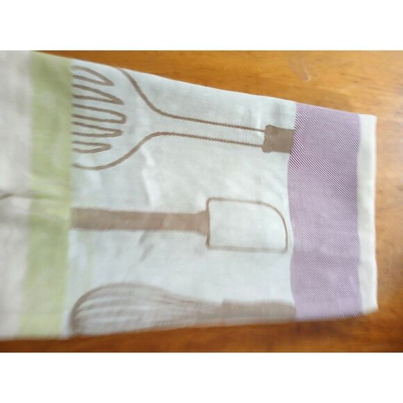 New Style Happy pair kitchen towels cotton made Portugal soft neutral tones - Picture 2 of 3
